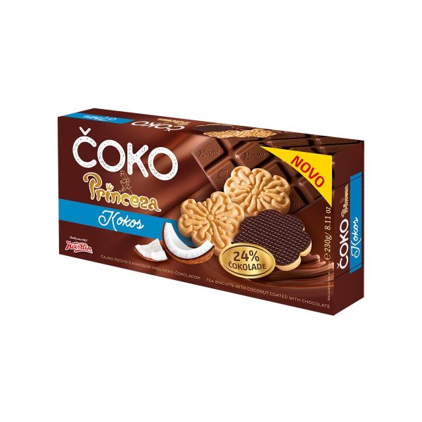 Čoko Princeza kokos 230g, Koestlin