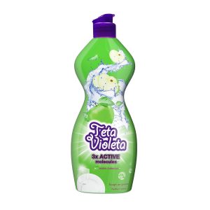 Teta Violeta deterdžent za pranje posuđa zelena jabuka 900mL