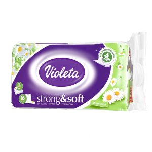 Toaletni papir Violeta strong&soft kamilica 16/1