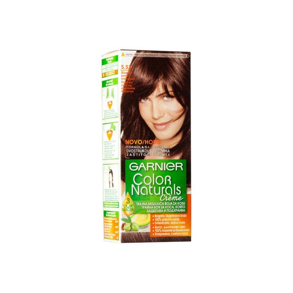 Boja za kosu Garnier Color Naturals N 5,52, biserno svijetli mahagoni