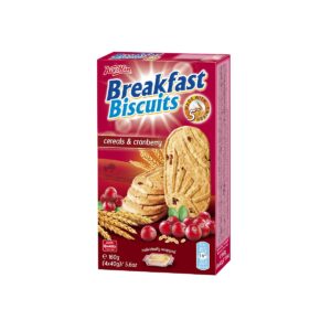 Breakfast biscuits - Cerals & Cranberry 160g, Koestlin