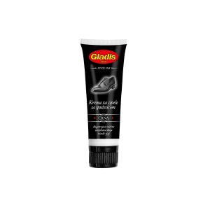 Gladis Krema za cipele sa spužvicom-crna 75mL
