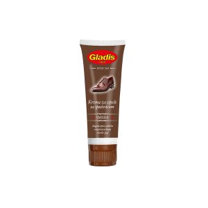 Gladis Krema za cipele sa spužvicom-smeđa 75mL