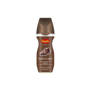 Gladis Sjajilo za cipele sa spužvicom-smeda 75mL