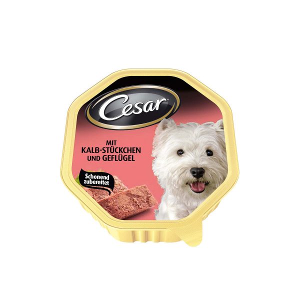 Hrana za pse Cesar pašteta s teletinom i peradi 150g