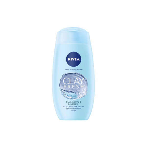 Nivea Clay Blue gel za tuširanje s glinom 250mL