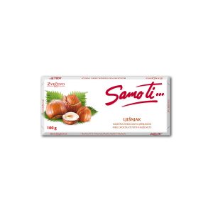 Čokolada Samo ti, lješnjak 100g, Zvečevo