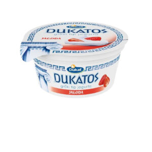 Dukatos grčki jogurt, okus jagoda 150g, Dukat