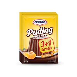 Puding okus čokolade 172g, Bonito 3+1 GRATIS