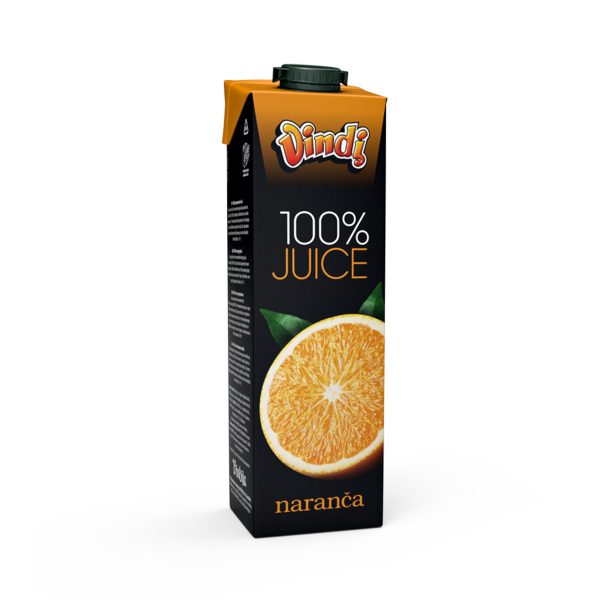 Sok Vindi juice 100% naranča 1L, Vindija