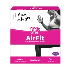 We Care Air Fit dnevni higijenski ulošci 50/1, Violeta