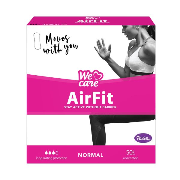 We Care Air Fit dnevni higijenski ulošci 50/1, Violeta