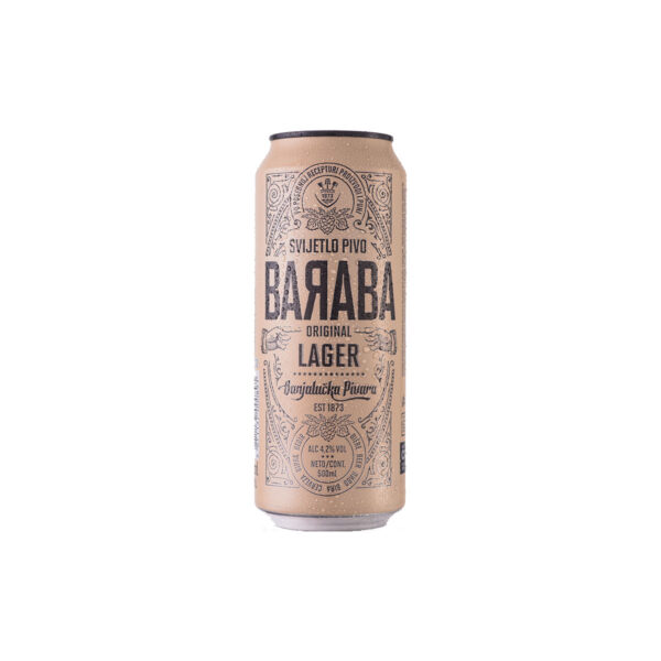Baraba pivo 0,5L