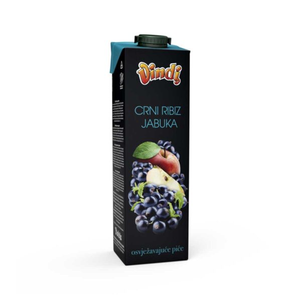 Vindi crni ribiz jabuka 1L, Vindija