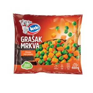 Grašak-mrkva 400g, Ledo