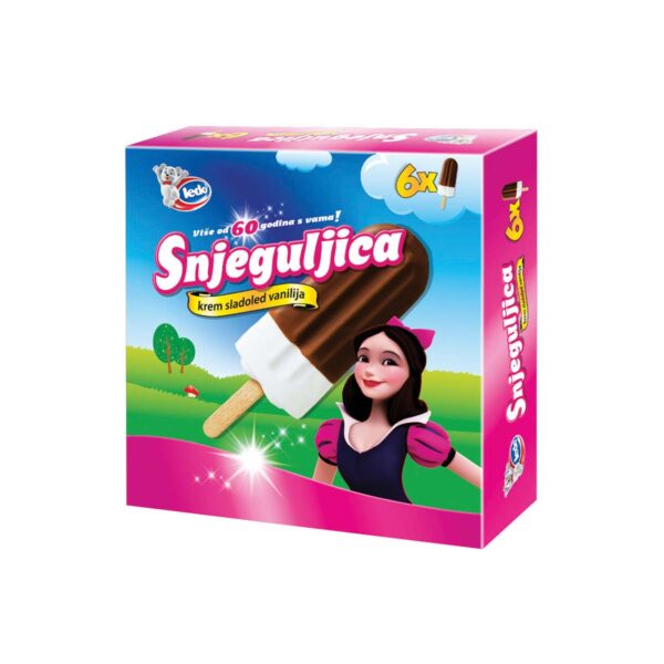 Snjeguljica sladoled vanilija 6x65mL, Ledo
