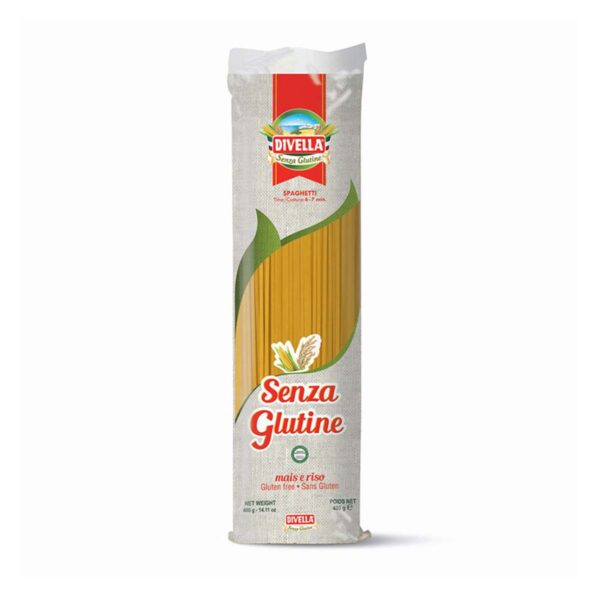 Tjestenina Spaghetti mais-riso, bez glutena, 400g Divella