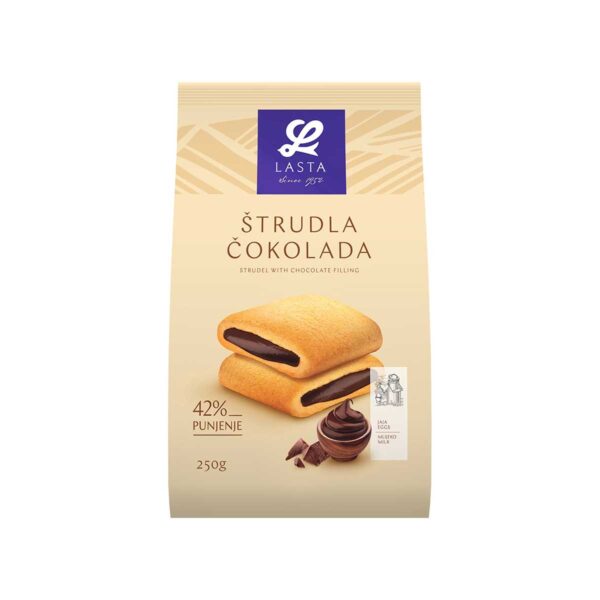Lasta Štrudla čokolada 250g, Violeta
