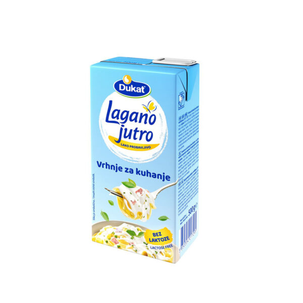 Lagano jutro vrhnje za kuhanje 500 g, Dukat