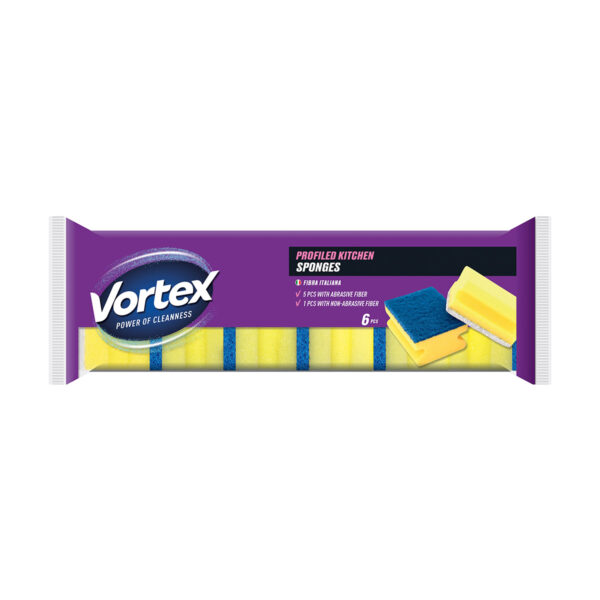 Vortex Kuhinjske profilirane spužve 6 kom