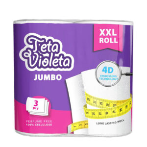 Teta Violeta Jumbo ručnici XXL 3 sloja, 2/1, Violeta