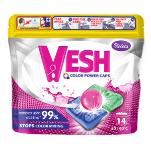 Vesh color power caps 14 pranja, Violeta