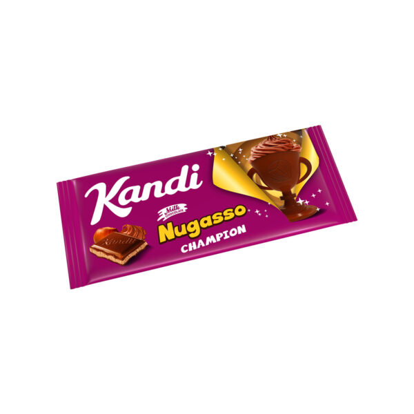 Kandi Nugasso Champion mliječna čokolada 90 g, Kandit