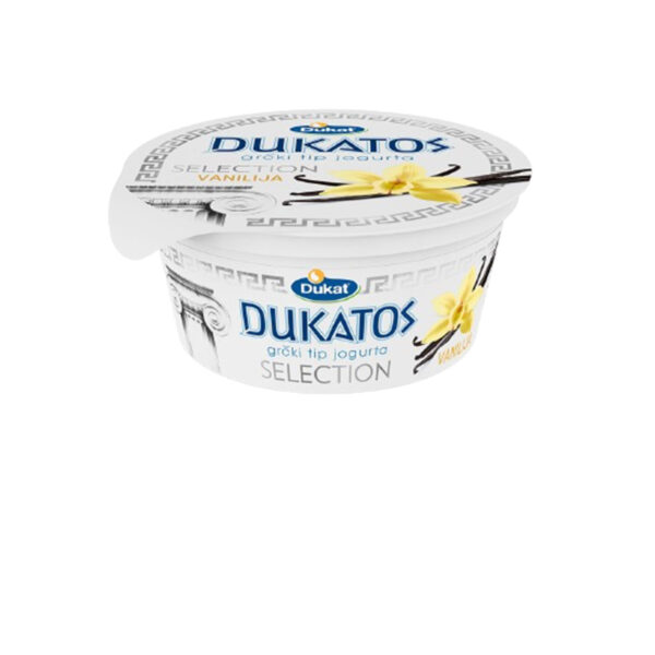 Dukatos grčki tip jogurta Selection vanilija 150g, Dukat