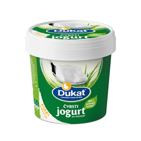 Jogurt čvrsti s 3,2% m.m. 800g, Dukat