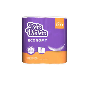 Papirnati ručnik super soft Teta Violeta  Economy 2 sloja, 2/1, Violeta
