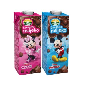 'z bregov Disney Čokoladno mlijeko, razne vrste, 1 L Vindija