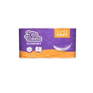 Papirnati ručnik super soft Teta Violeta  Economy 2 sloja, 4/1, Violeta