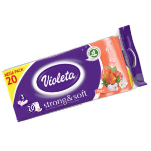 Toaletni papir Violeta strong soft breskva 3sl. 20/1