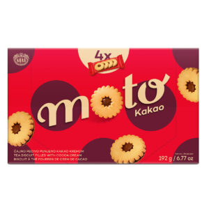 Moto čajno pecivo kakao 192g, Kraš